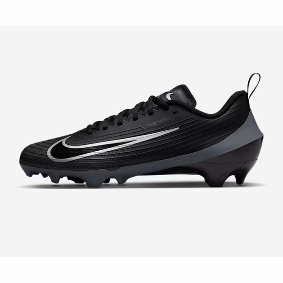 Nike Men\'s Vapor Speed 3 \'Black Dark Grey\' Football Cleats FB3303-002 Size 9 main image 5